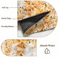 thumbnail image 6 of Yellow Wisteria Area Rugs 8'x10', Washable Small Throw Rugs for Living Room Patio, Sprinng Summer Pastoral Botanical Indoor Outdoor Rug Non-Slip Low Pile Carpet Runner Reversible Floor Mats, 6 of 8