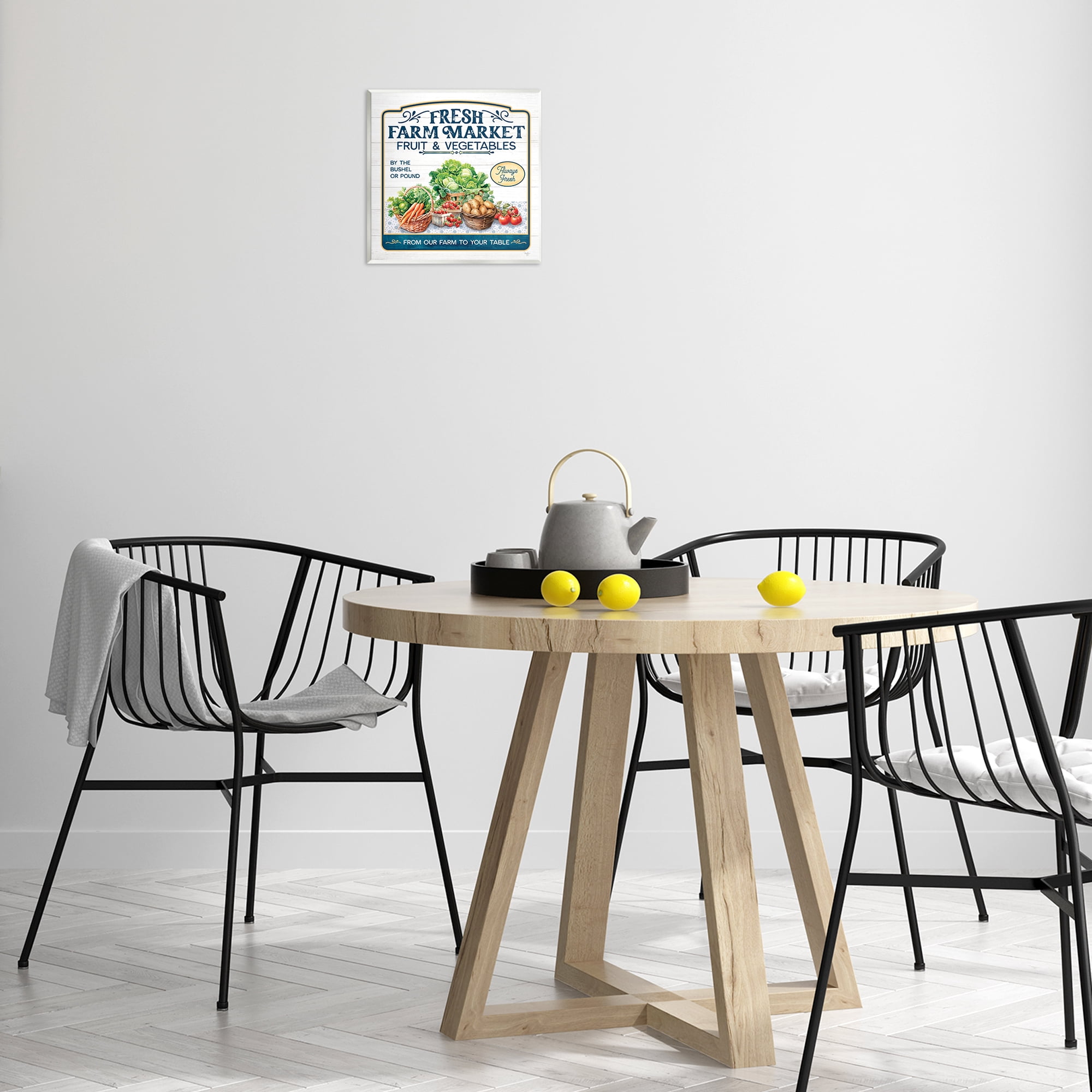 Stupell Industries Fresh Farm Market Food & Beverage Painting Unframed Art Print Wall Art, 12 x 12