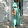 thumbnail image 1 of Ensemble Chemise & Pantalon Tendance à Manches Longues pour Femmes Tenue Élégante Décontractée Mode Confortable, 1 of 6