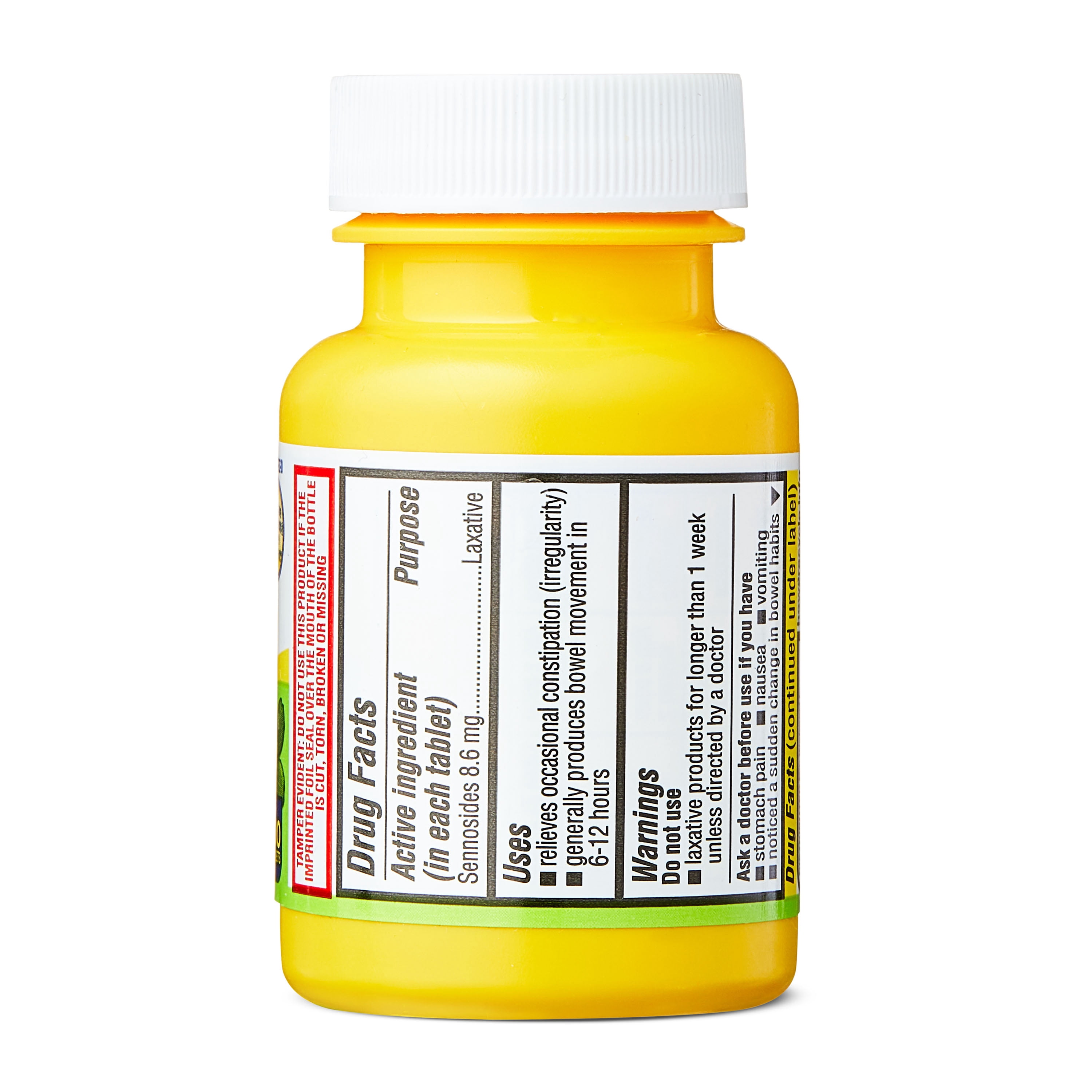 Equate Gentle Relief Sennosides 8.6mg Laxatives Tablets for Digestive Concern with 100 Tablets