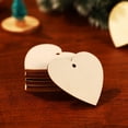 thumbnail image 2 of Recortes de madera IMIKEYA en forma de corazón, 50 unidades, 6 x 6 x 0,2 cm, manualidades, 2 of 9
