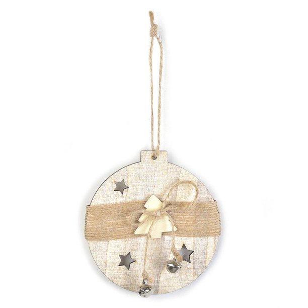 Adornos navideños EZLIFE colgantes de madera Decoración navideña para el hogar 20 F5H5