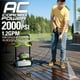 thumbnail image 4 of Hidrolavadora Greenworks de 2000 PSI y 1,2 GPM (bastidor abierto) GPW2003, 4 of 5