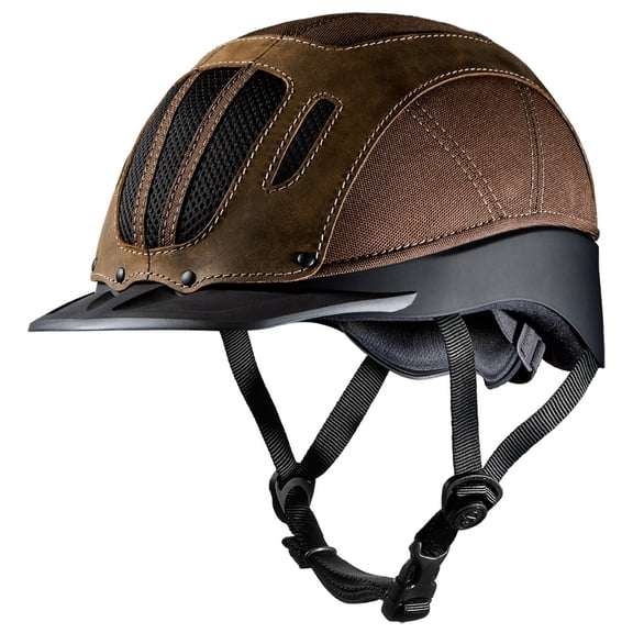 Troxel Brown Leather Sierra Helmet