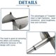 thumbnail image 4 of 5pcs Forstner Wood Drill Bits Diameter 35/40/45/50/60mm Carbide Milling Cutter Drill Bits for Shaping Hole Woodworking Installation Sphere Doors Wood, 4 of 5