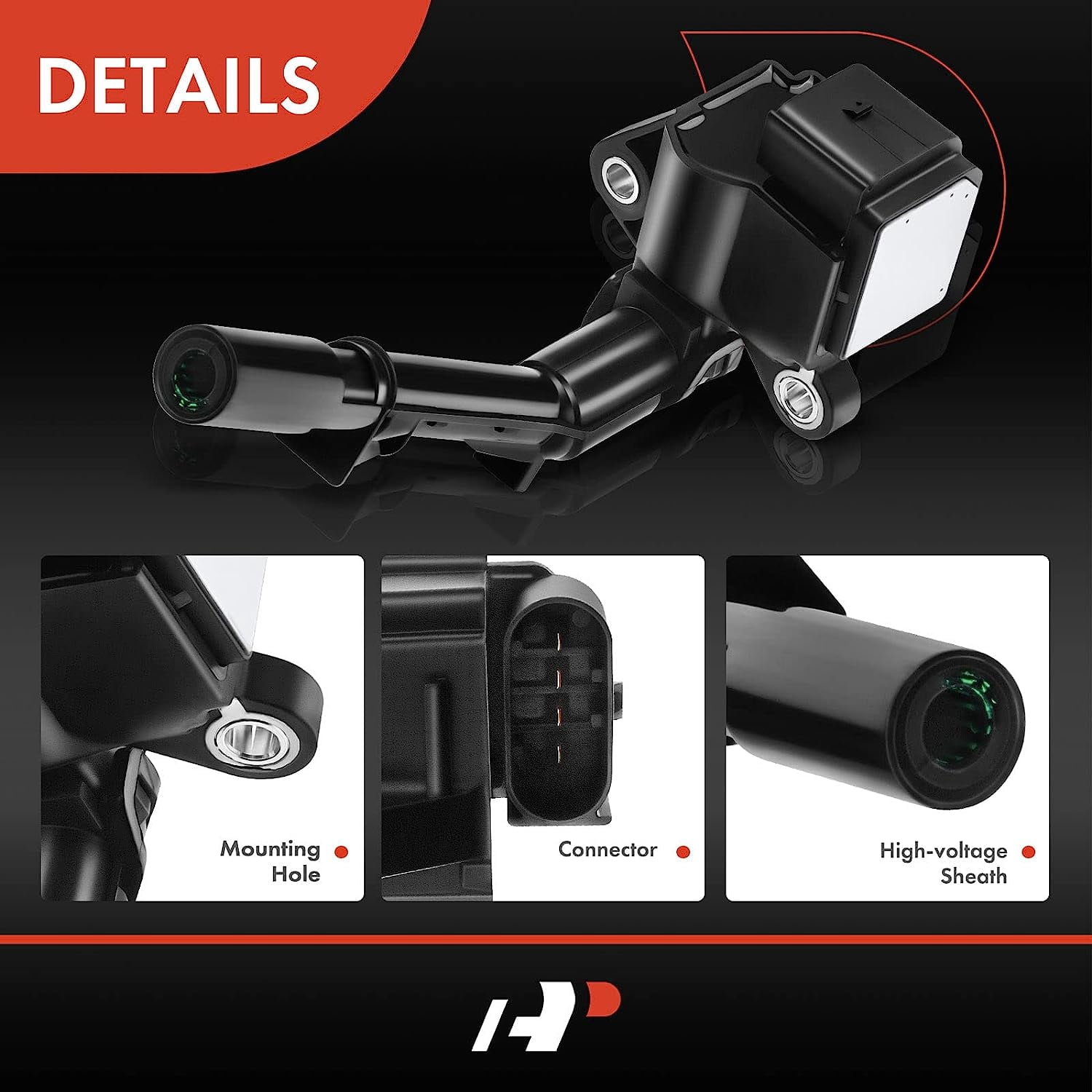 A-Premium Engine Ignition Coil Pack Compatible with Infiniti Q50, Q60 & Mercedes-Benz C300 C350E CLA250, E300, GLA250 GLC300, SLC300 SLK300, Metris & More, Replace# 2749060600, 4-PC Set