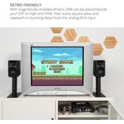 Kanto ORAMW Powered Reference Bluetooth Desktop Speakers - White Pair with 3 Year Amber Protection Plan (2024)