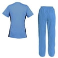 thumbnail image 2 of Women's Scrubs Set Scrub Top and Pants Scrubs Set, 2 of 3