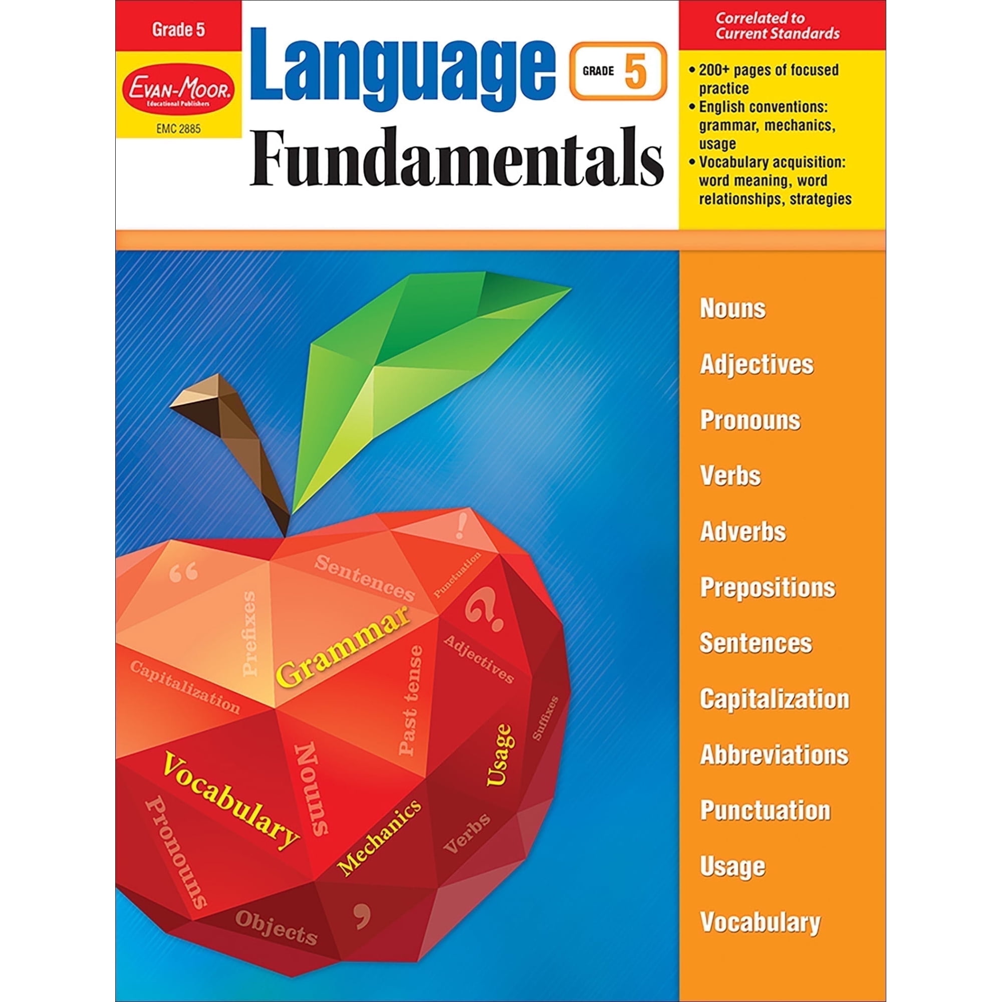 Evan-Moor Language Fundamentals Grade 5 Teacher Resource