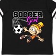 thumbnail image 4 of Inktastic Soccer Girl Girls Toddler T-Shirt, 4 of 5