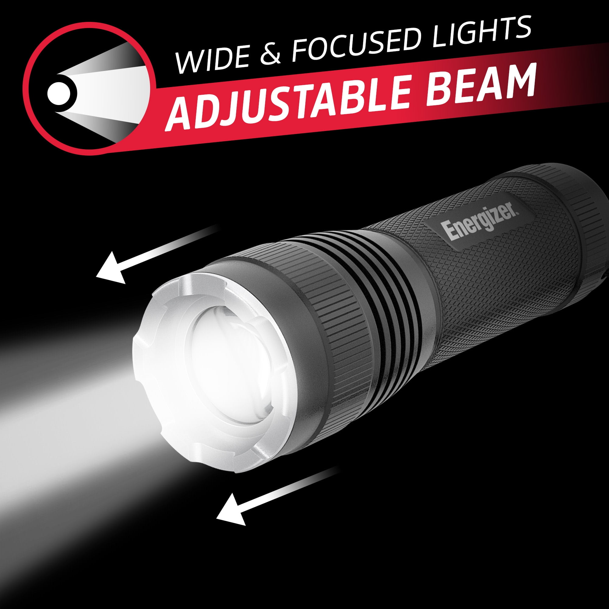 Energizer Tactical Mini LED Flashlights (3 Pack), Bright 375 Lumens, Durable Metal Body, Pocket Torch for Camping, EDC, Emergency, Running and Hunting, Batteries Included