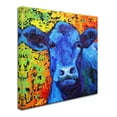 thumbnail image 2 of Trademark Fine Art 'Blue Cow' Canvas Art by Marion Rose, 2 of 3