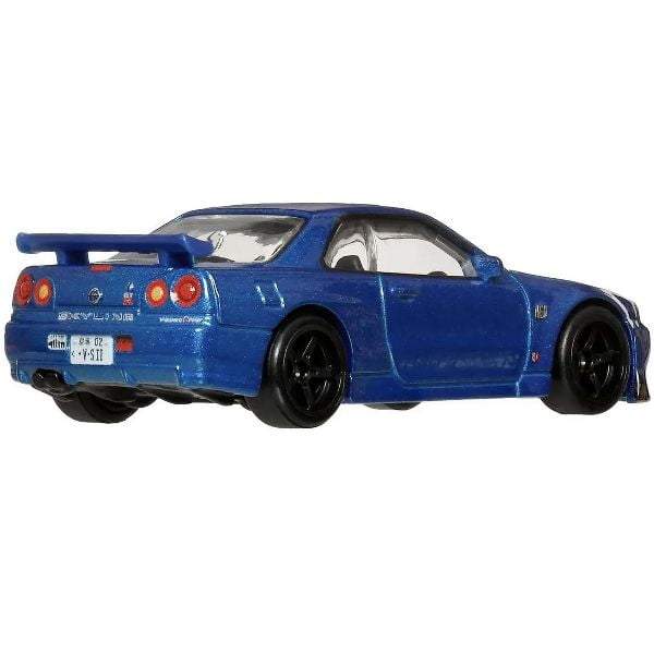 ホットウィール gt-r r34 v-spec Ⅱスカイライン　BNR34 Hot Wheels Nissan Skyline GT-R (BNR34) V•spec II Nur With NISMO
