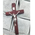 thumbnail image 2 of Jésus-Christ, Statue Souffrante, Icône de la Croix (Burgundy), 2 of 2