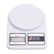 thumbnail image 1 of Uxcell Báscula digital de precisión de 22.0 lbs/0.04 oz de cocina para hornear, color blanco, 1 of 6