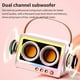thumbnail image 5 of Efecto de sonido estéreo de 360 grados Batería de larga duración Iluminación RGB genial Serie compatible con espejo Pantalla transparente Sistema de sonido Bluetooth 5.3 Audio Bluetooth, 5 of 8