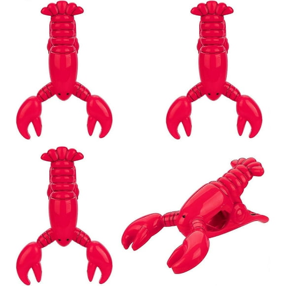 Beach Towel Clips for Beach Chairs, Lobster Beach Chair Clips for Towels, Clothes Pins Plastic Clips, Towel Clips for Beach