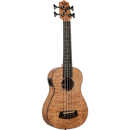 Kala Quilted Ash Acoustic-Electric U-Bass Natural