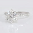 thumbnail image 4 of solitaire jewels 2CT Round Moissanite Hidden Halo Engagement Ring For Women, 14K Yellow Gold, 4 of 6