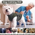 thumbnail image 4 of ROZKITCH Dog Calming Vest,Dual Adjustable Shirts for Dogs,Dog Anxiety Vest Jacket for Fireworks,Thunderstorm,Travel,Separation,Anxiety Calming Vest Wrap for Medium Large Dog,Green,M, 4 of 7