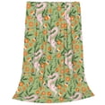 thumbnail image 2 of Balery Snake And Floral Manta de Felpa Suave y Acogedora – Cobija de Franela Aterciopelada para Cama, Lavable y Cálida para Sofá, Mascotas, Transpirable-40"x30", 2 of 7
