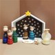 thumbnail image 4 of Nacimiento de Jésus kit de botón, escena de Navidad de metal, base de madera, diseño de 2 niveles, fácil de montar, para dormitorio, alta calidad, foldable, portable, decoración navideña,, 4 of 4