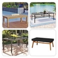 thumbnail image 7 of Covers & All Rectangle Table Top Cover, 18 Oz Heavy Duty Waterproof UV & Weather Resistant Patio Table Cover, Outdoor Table Cover for Patio Outdoor Furniture (5" H x 60" W x 35" D Inches, Black), 7 of 7