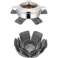 thumbnail image 2 of HUGFEGWE Pot and Pan Protectors, Set of 12 and 3 Different Size, Pot Dividers Pad to Prevent Scratching, Pans Separator and Protect Surfaces of Stacking Glassware, Cookware - Red CJB91-101244, 2 of 6