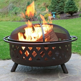 Good Directions Oversized Eagle Fire Bowl With Spark Screen 26