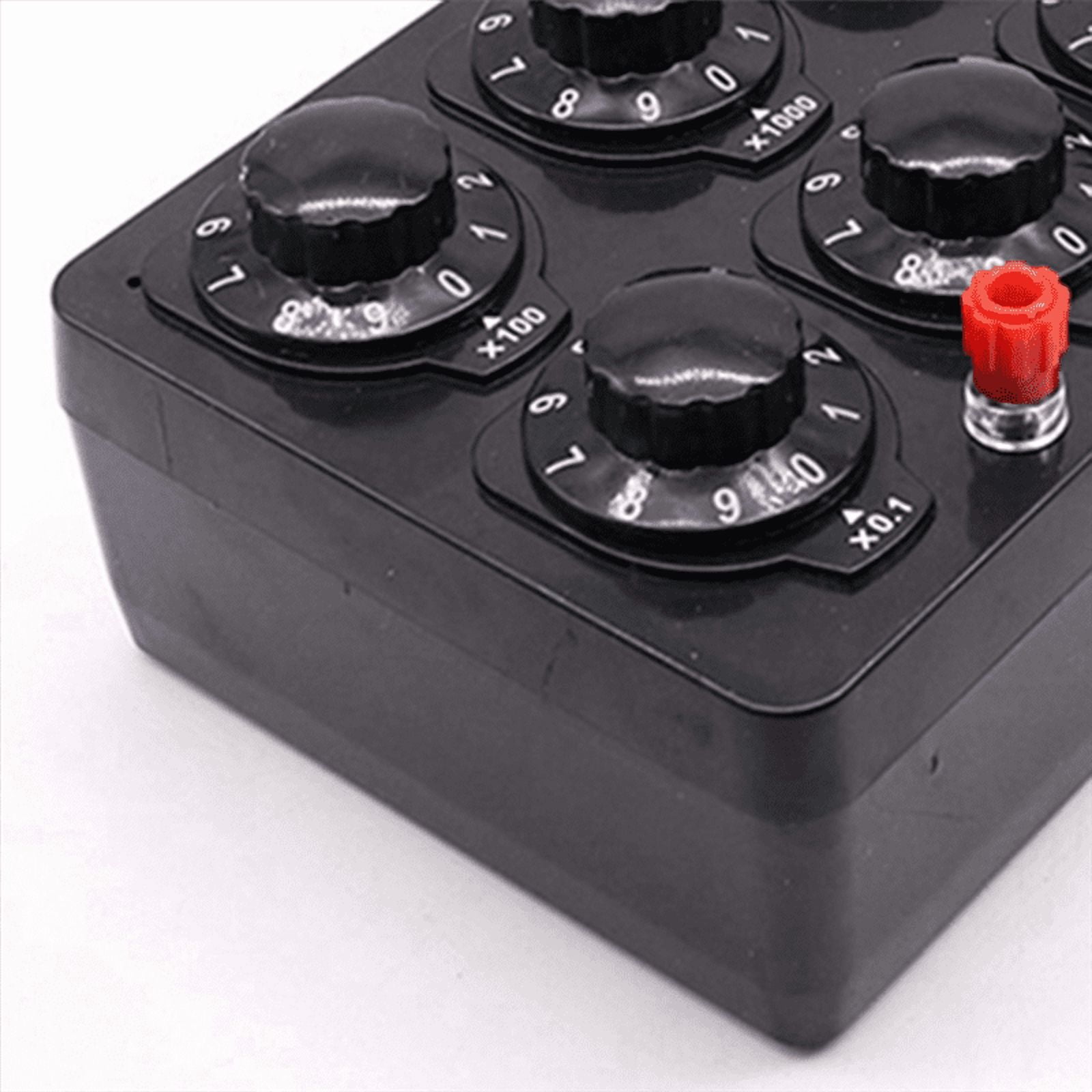 0-99999.9 Ohm Simple Resistance Box Variable Decade Resistor Teaching Instrument Teaching Resistance Box,1 x Teaching Resistance Box,As Shown