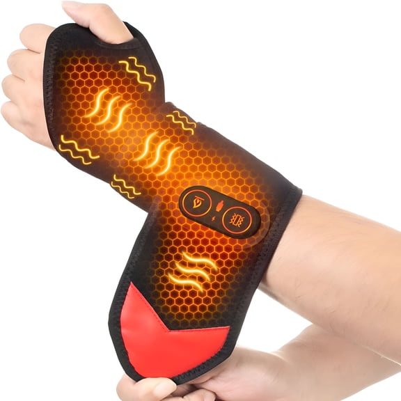 XIRQI Cordless Hand Massager with Heat – Wrist Massager for Carpal Tunnel 3000Mah Rechargeable Cordless Massager for Carpal Tunnel, Arthritis & Wrist Pain Relief