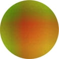 thumbnail image 1 of Ahgly Company Tapis Rond Lavable en Machine Intérieur Transitionnel Vert Pistache, 4 Pieds Rond, 1 of 7