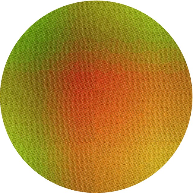 Ahgly Company Machine Washable Indoor Round Transitional Pistachio Green Area Rugs, 7' Round