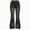 H551-Grey, variant on TOWED22 Girl's Flare Jeans High Waisted Bell Bottom Denim Pants with Pockets,Blue,5-6 Y