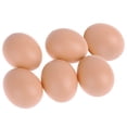 thumbnail image 2 of Fake Chicken Eggs, 6-Pack White Plastic Eggs Fillable Large forms, Use with Chicken Nesting Boxes for Laying Eggs to Encourage Hens in Backyard Poultry Setups, 2 of 9