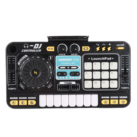 Mezclador De Música Para DJ, Mezclador De Sonido Electrónico, Carcasa De Plástico, Ajuste De Volumen, Modo De Grabación Para Entretenimiento Diario