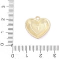 thumbnail image 3 of 100pcs Alloy Enamel Pendants Heart Charm Golden White 18x18.5x4mm Hole: 1.8mmDIY, 3 of 3