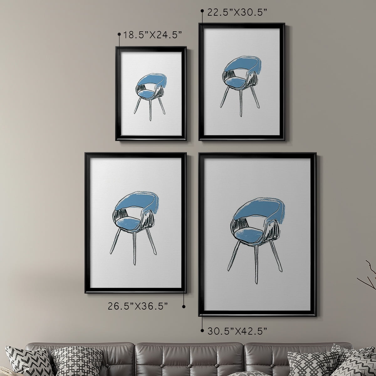 Take a Seat I Premium Framed Print, in Gold, Black, or Silver - Ready to Hang