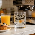 thumbnail image 5 of Bee Festival Glass Cup ,Clear Water Cup with Cute Bee Pattern,Easy Clean,3.4 oz, for Sparkling Water,Coffee Mugs ,Tea, , Cup,Beverage Cup, 5 of 7