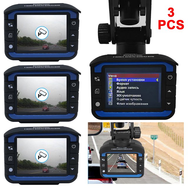 Likrtyny VG3 2 en 1 Detector Cámara Alerta Voz Velocidad en Inglés Y Ruso