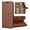 Brown, variant on [PST] iPhone 6 / 6s Case, Leather Magnetic Card Slot Wallet Folio Flip Case Cover