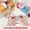 thumbnail image 4 of Uxcell 0.6 mm 109 Yards Nylon String, Bracelet String Braided Nylon Thread for Jewelry Making, Golden, 4 of 6