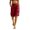 Red, variant on SRZYMJ Womens Bermuda Shorts Knee Length Loose Fit High Waisted Wide Leg Drawstring Work Hiking Cargo Shorts with Pockets