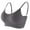 Gray, variant on Naughtyhood Bras For Women Valentines Day Gift Sports Bras For Women, Women's Ruched Sports Bras Padded Workout Tops Medium Support Crop Tops on Clearance