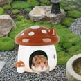 thumbnail image 6 of Hamster Houses Hideout Chipmunk Gerbils Rabbit Cave Hideaway Hamster Habitat S Brown, 6 of 8