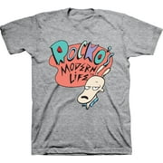 Mens Nickelodeon 90s Throwback Shirt - Retro Nick Group tee - Classic Nick Graphic T-Shirt (Athletic Heather, Medium)