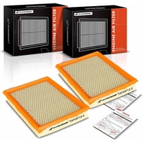 A-Premium 2-PC Engine Air Filter Compatible with Ford Taurus 1996-1999, Tempo 1992-1994 & Mercury Sable 1996-1999 3.0L, Topaz 1992-1994, Replace# F6DZ9601B, E6DZ9601B