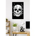 thumbnail image 3 of Episodic Drawing - Floral Skull Wall Poster, 22.375" x 34", 3 of 4