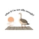 thumbnail image 2 of Camiseta divertida de ganso, camiseta de pato. ¿Y si soy lo suficientemente tonto? Camiseta meme, idea de regalo. Camiseta de tendencia. Camiseta con estampado de animales, memes, ropa informal de alg, 2 of 7