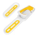 thumbnail image 4 of Vertical Bike Wall Hanger Simple Operation Practical Bike Storage Rack Bike Wall Mount for Garages White Yellow, 4 of 4